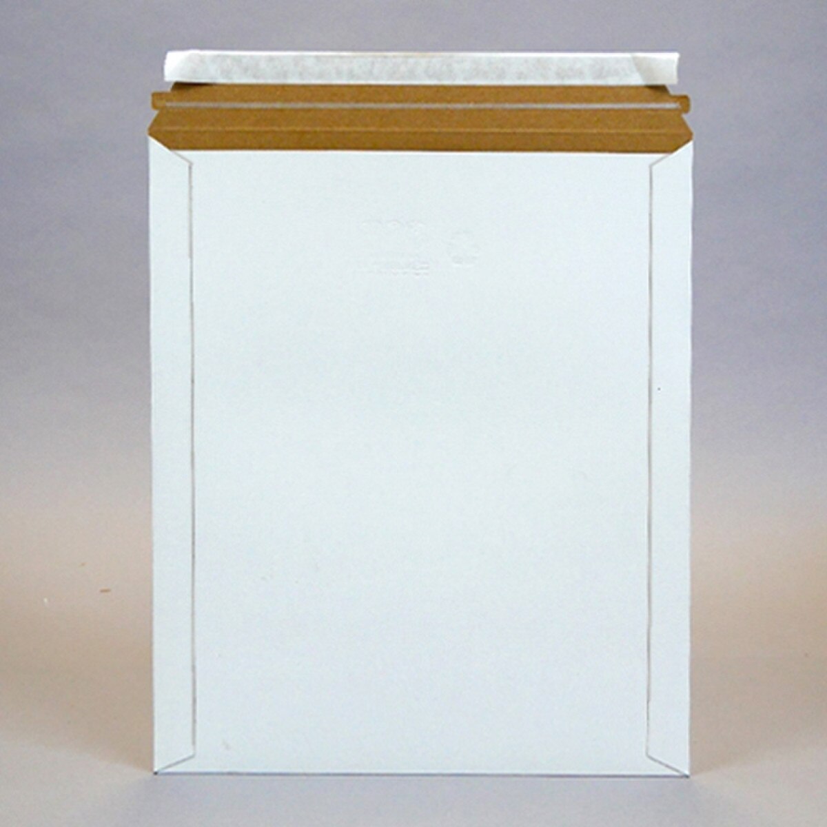 White Rigid Mailer for Ephemera.